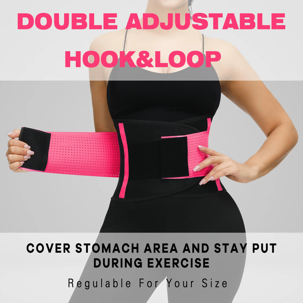 Waist Trainer Belt for Women Men Sweat Waist Trimmer and Sauna Belt for Working Out